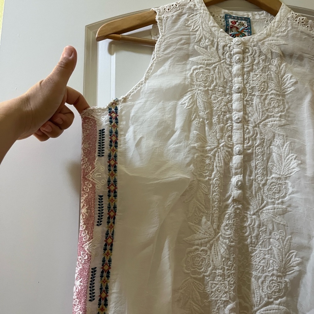 Johnny Was Rosslyn Clio Tank Top / XS - Picture 4 of 10